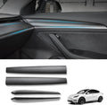 KKTR-CAR Dashboard Cover Wrap and Front Door Armrest Panel Trim