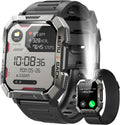Advanced Military Smartwatch: Calls, Long Battery, 100+ Sports Modes