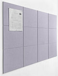 Felt Wall Tiles Bulletin Board - Modern Large Pinboard for Walls
