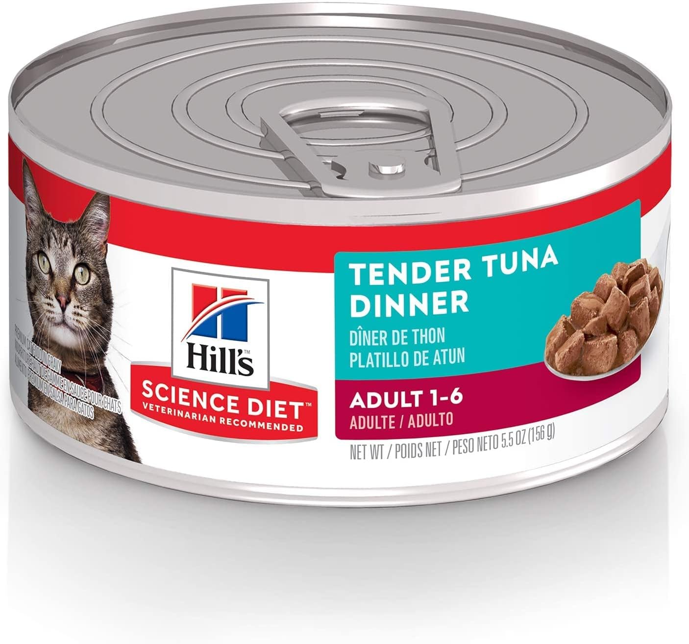 Hill's Science Diet Adult Tuna Stew Wet Cat Food for Healthy Cats
