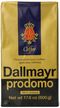 Dallmayr Gourmet Coffee Prodomo Ground Coffee - Smooth, Mild Acidity