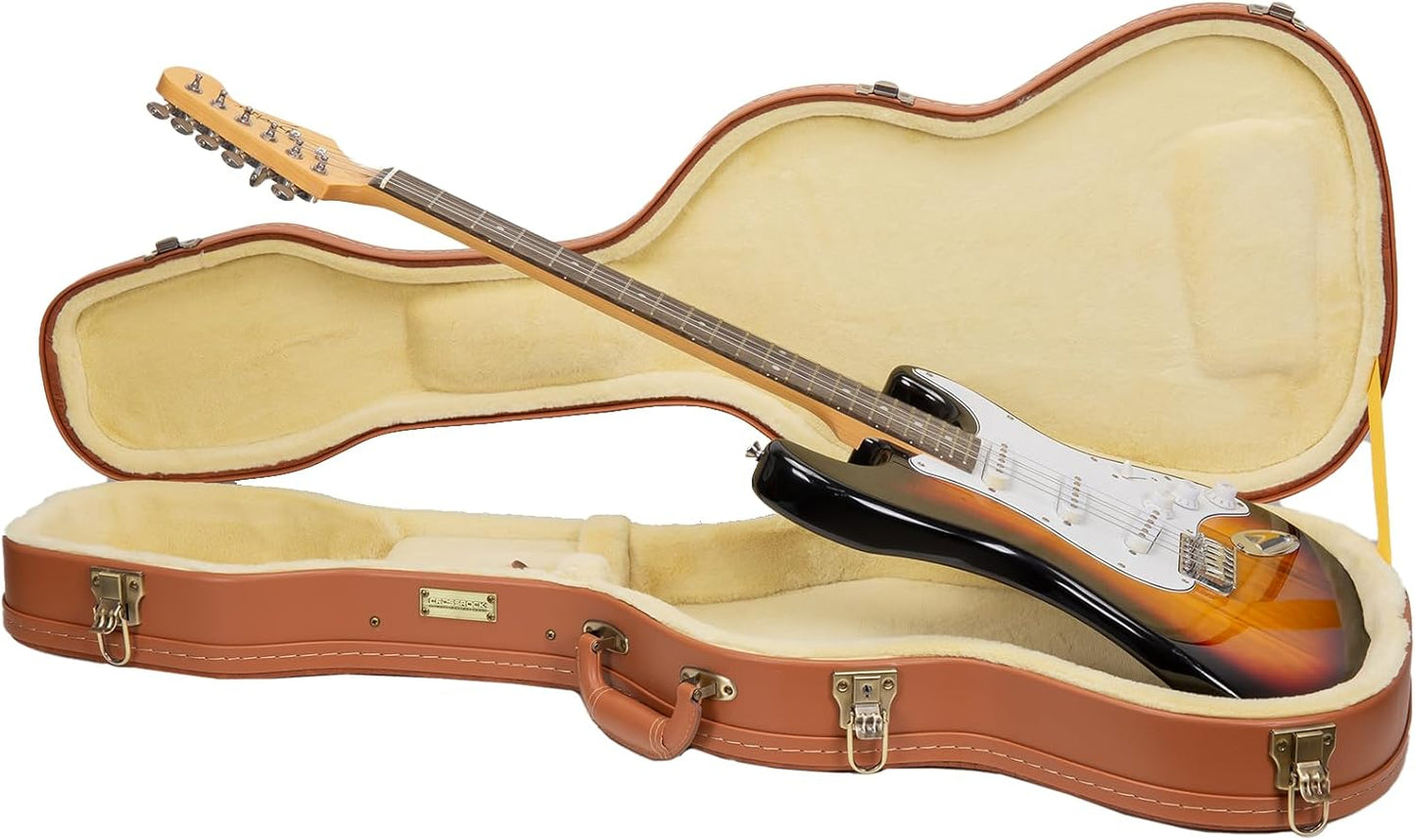 Crossrock Relief Series Electric Guitar Case for Telecaster Style