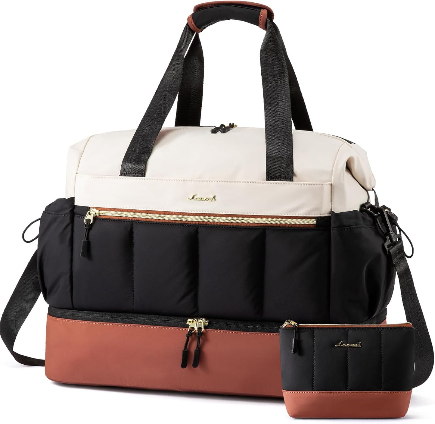 LOVEVOOK Travel Duffel Bag for Women with Shoe Compartment