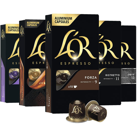 L'OR Espresso Capsules Variety Pack - Barista & Nespresso Compatible