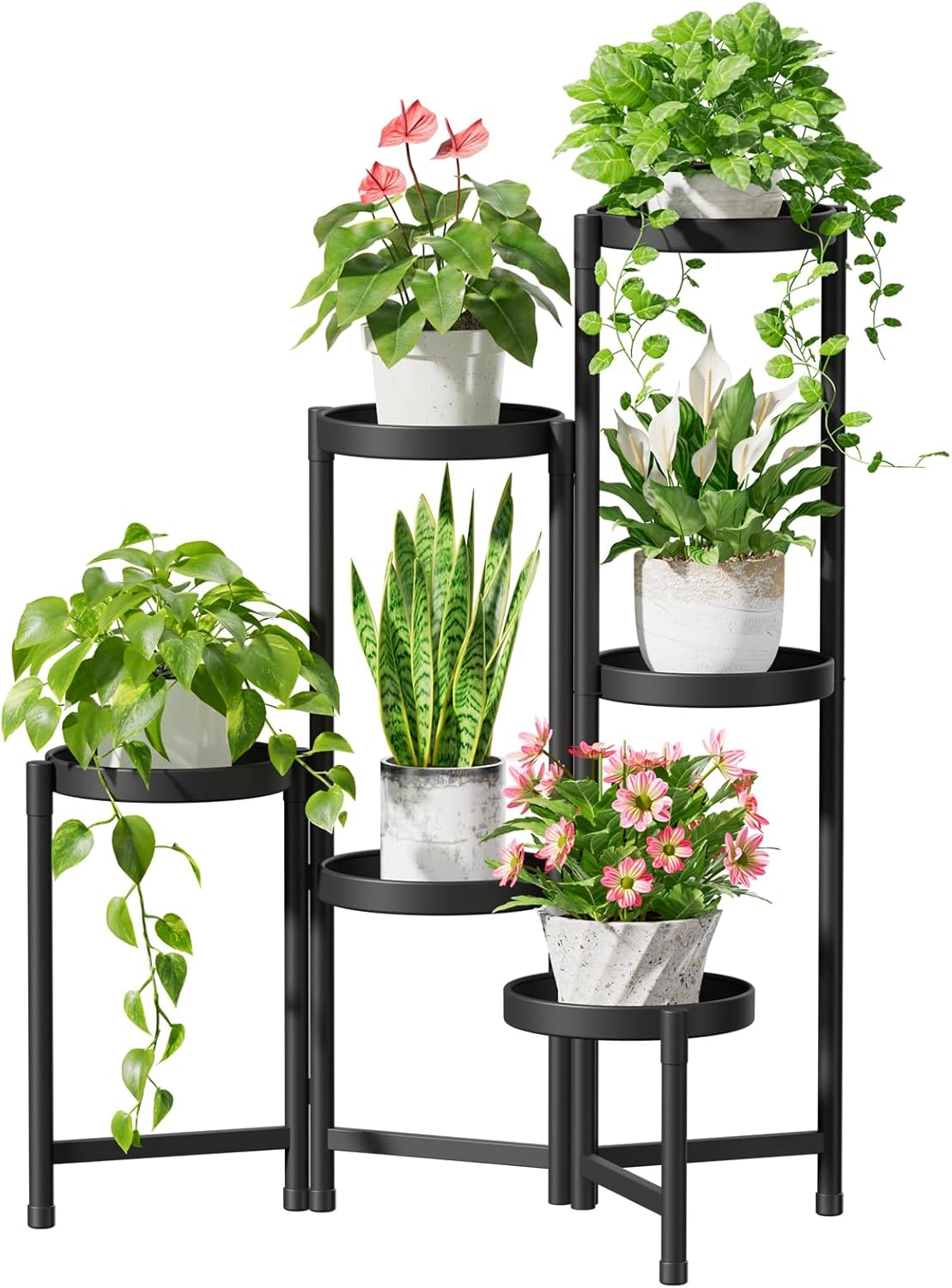 iDavosic.ly Plant Stand Indoor Outdoor for Elegant Display