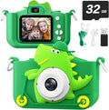 Upgrade Dinosaur Kids Camera Toys 1080P HD Selfie Camera - Fun First
