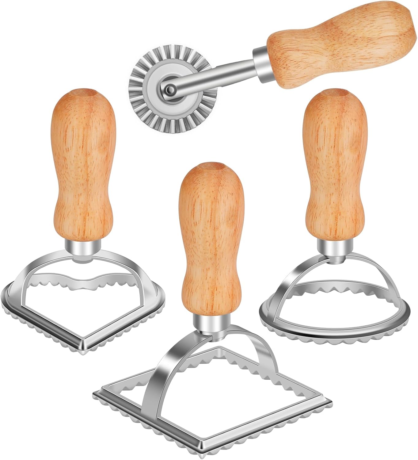 TACGEA Ravioli Stamp Set - Fluted Edge for Perfect Pasta