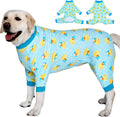 LovinPet Big Dog Recovery Shirt - Soft Stretchy Dog PJs for Surgery