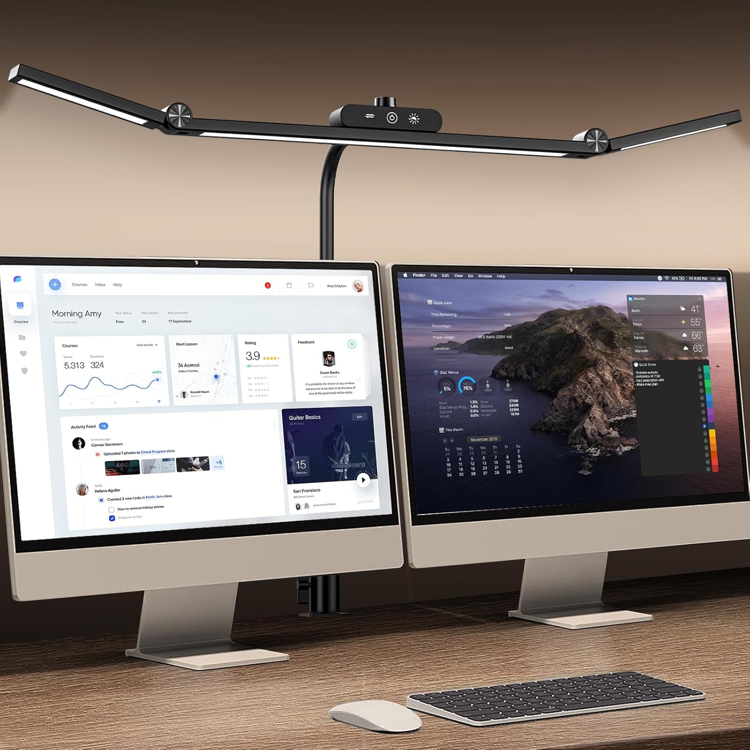 SUMOT Architect LED Desk Lamp: Auto-Dimming Brilliance