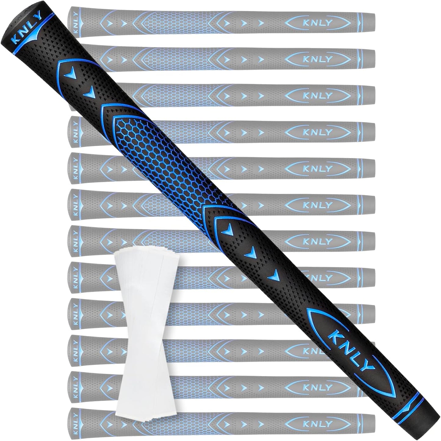 KNLY High Traction Rubber Golf Grips Set