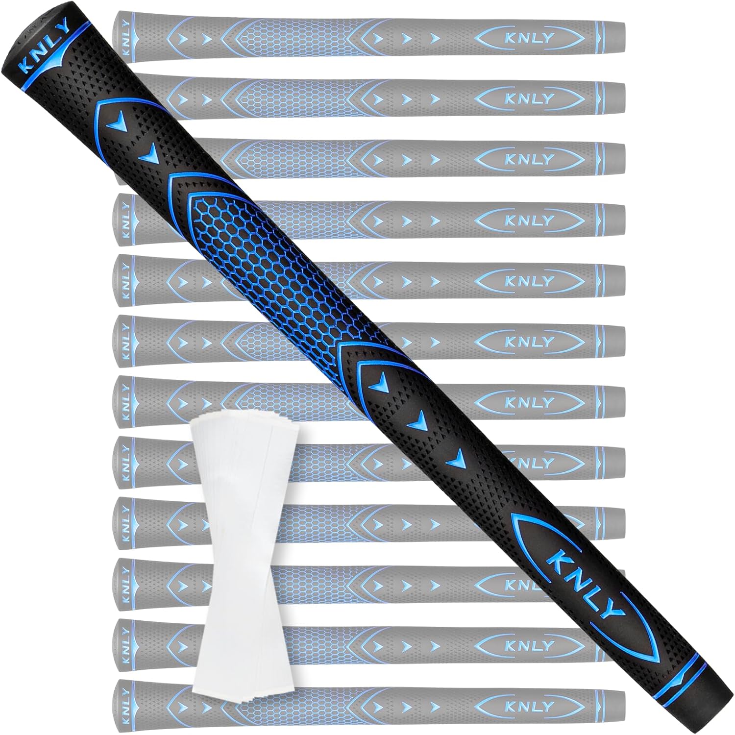 KNLY High Traction Rubber Golf Grips Set