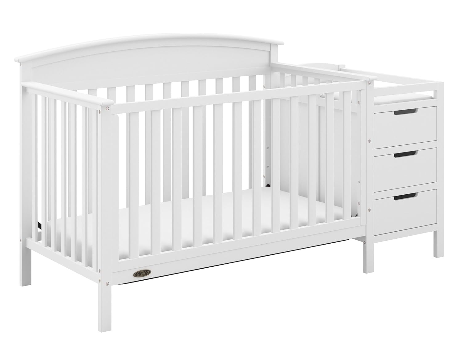 Graco Benton 4-in-1 Convertible Crib and Changer for Nursery