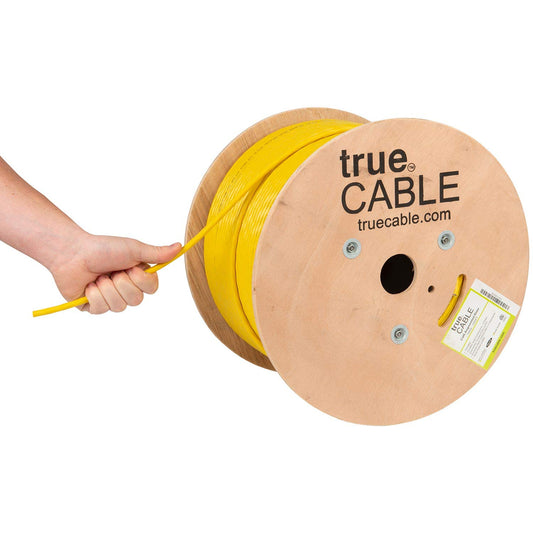 TRUE CABLE Cat6A Riser Bulk Ethernet Cable for High-Speed Networking
