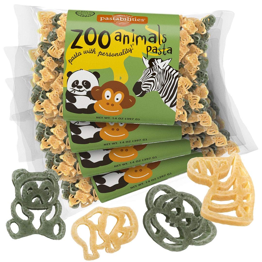 Fun Shaped Pasta for Kids - Zoo Animals Pasta - Wild Animal Theme
