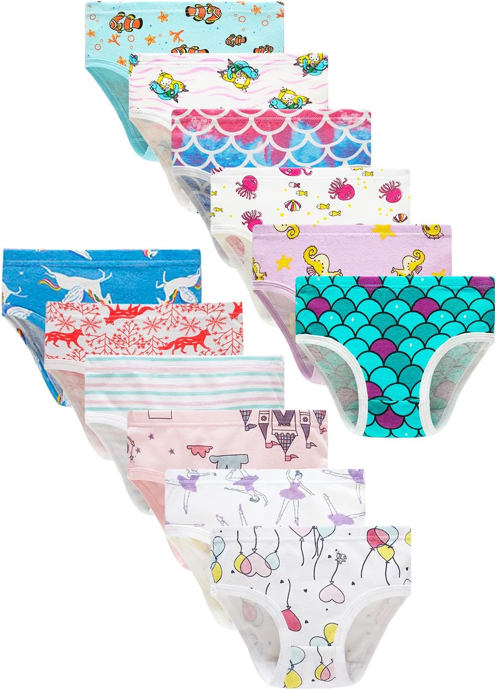 Soft 100% Cotton Little Girl Underwear for All-Day Comfort