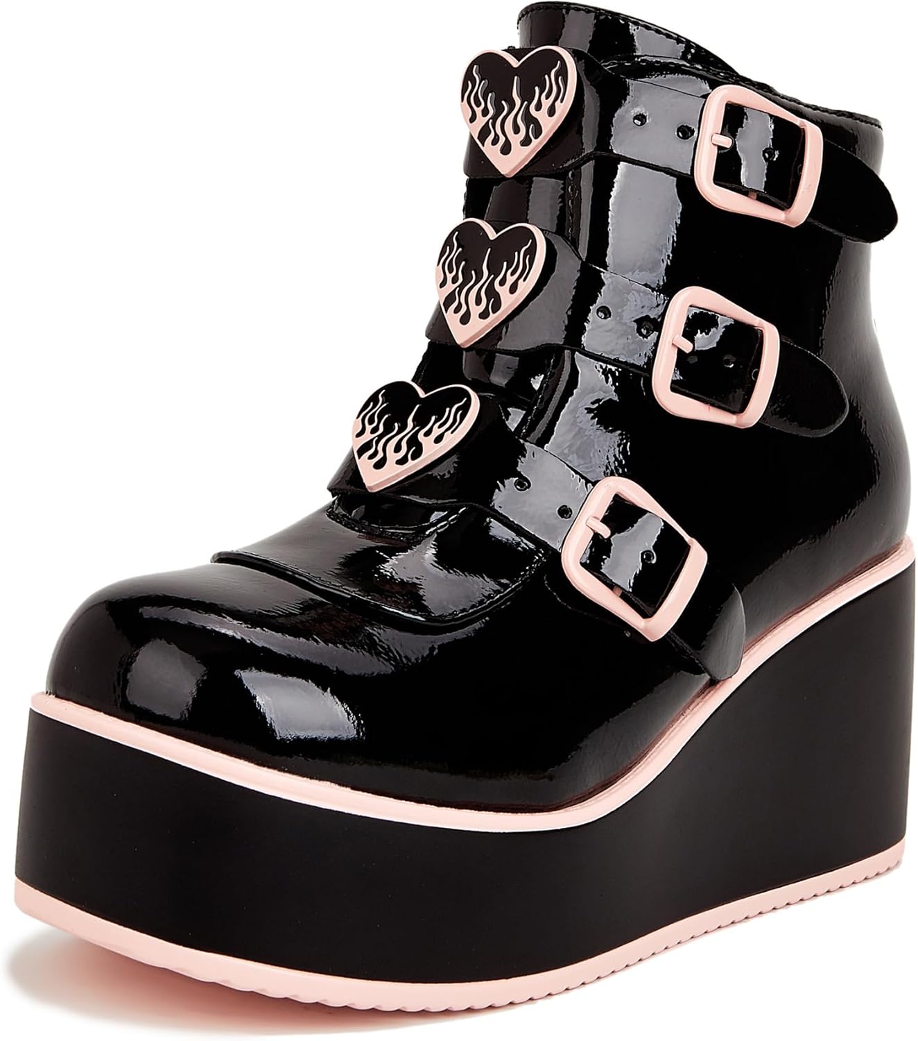 LUCKY STEP Women Platform Chunky Ankle Boots for Style Lovers