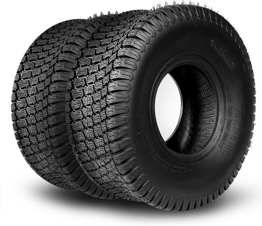 TRIPOWER 20x8.00-8 Lawn Mower Tires for Turf Riding Mower