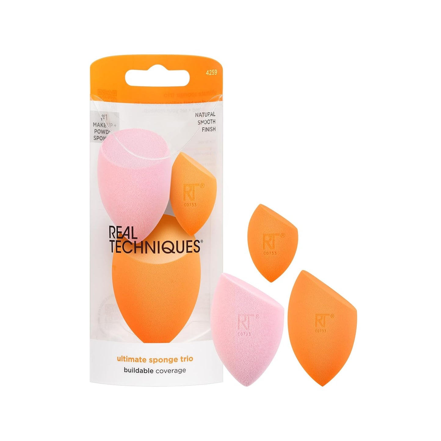 Real Techniques 3-Pack Makeup Blending Sponges