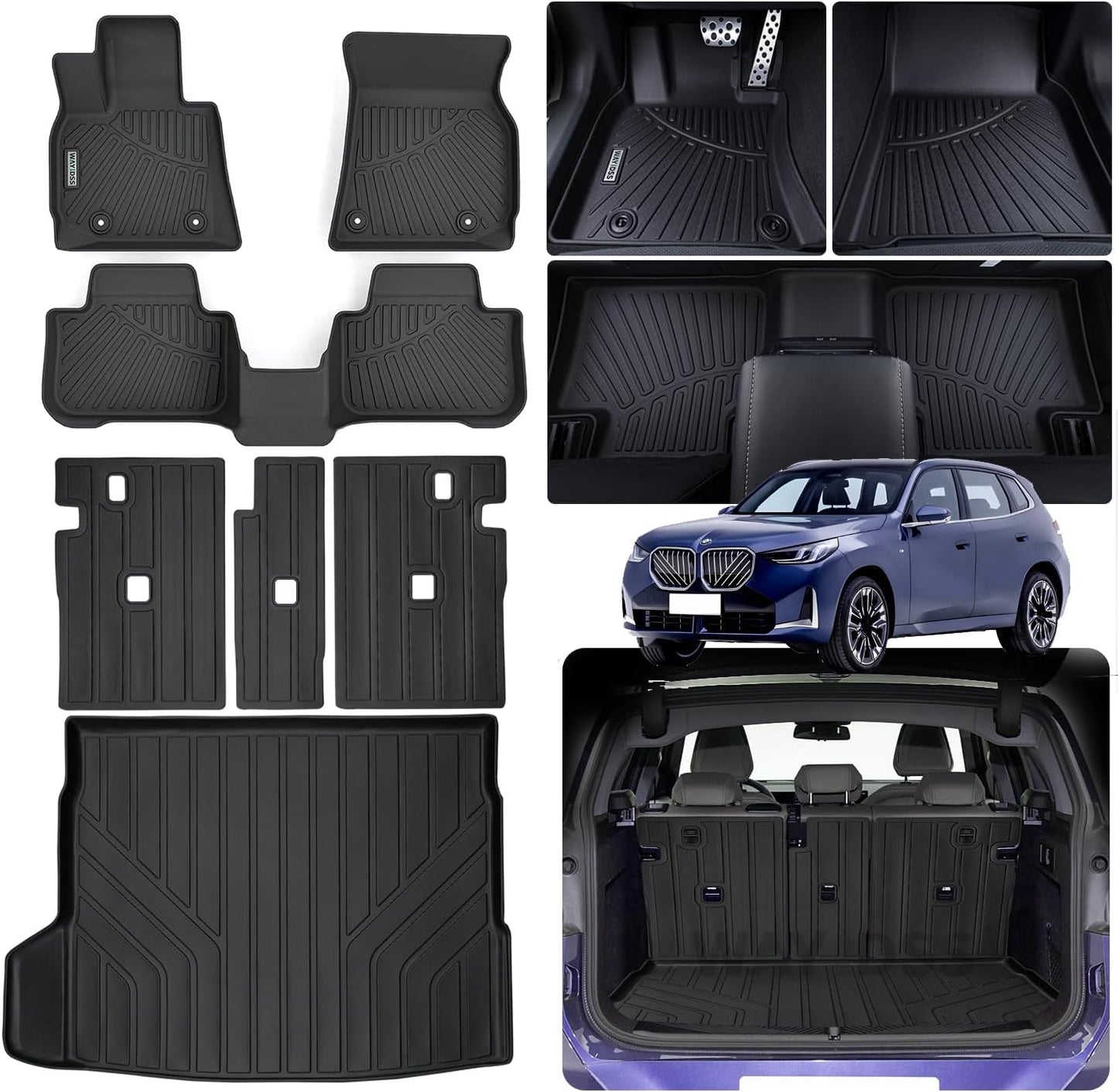 Custom Fit Floor Mats for 2025 BMW X3 - All Weather Protection