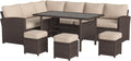 U-MAX 7 Piece Outdoor Patio Furniture Set for Stylish Comfort