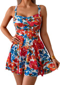One Piece Swimdress Swimsuit for Women - Tummy Control (Style 3J87)