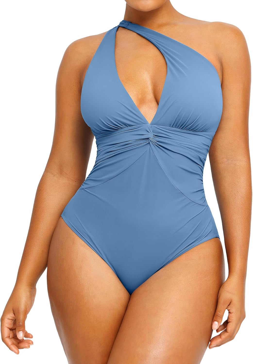 SHAPELLX Women's One Piece Swimsuit with Tummy Control Design