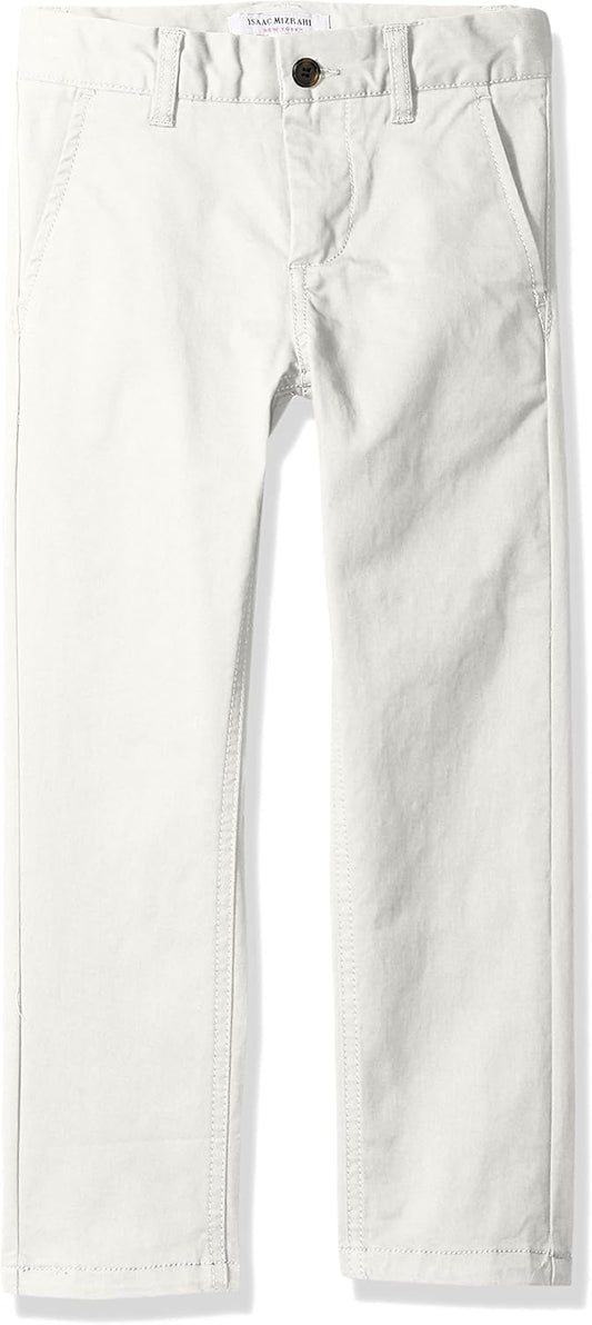 Isaac Mizrahi Boys' Twill Cotton Pant for Ultimate Comfort