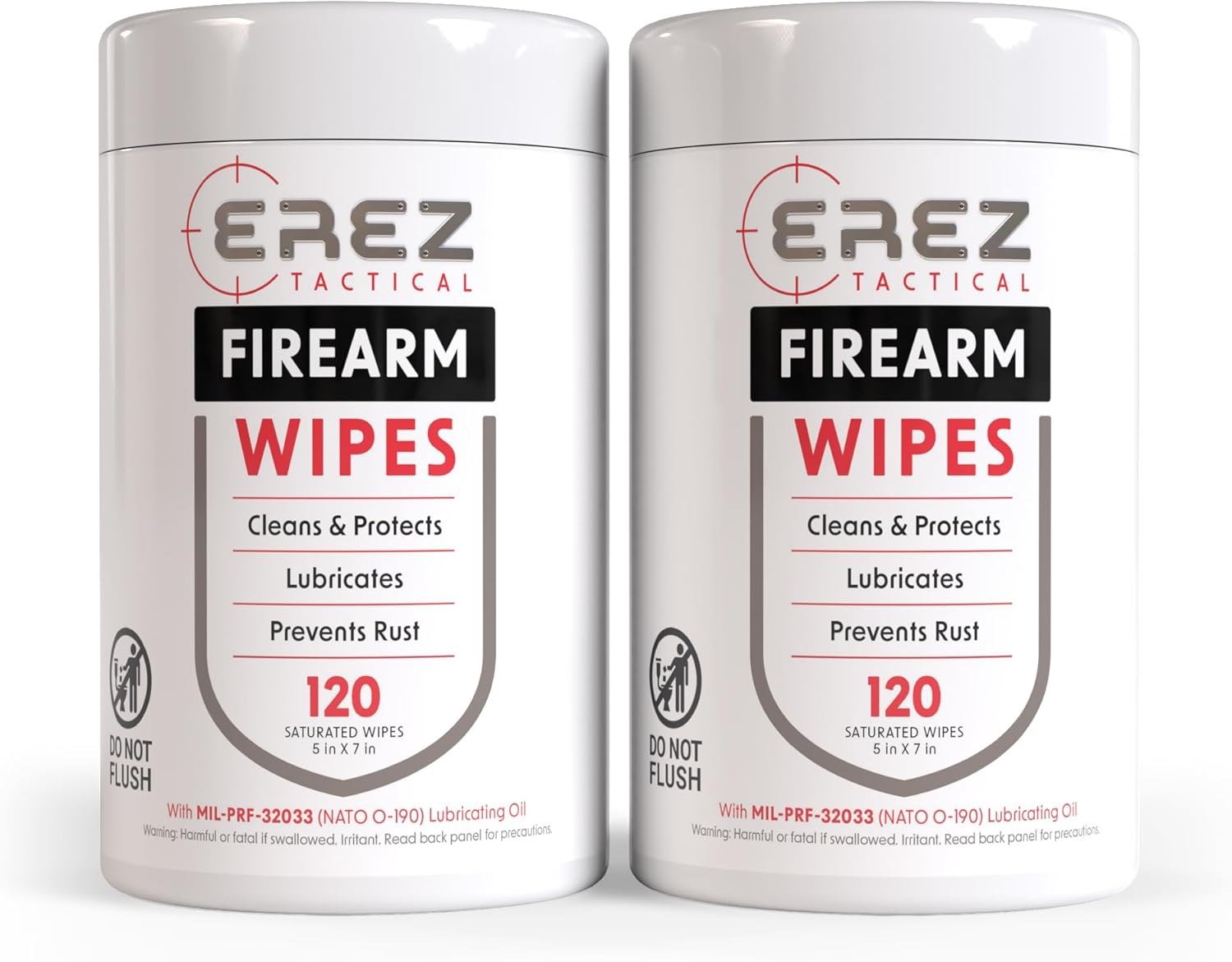 Gun Cleaning Supplies: 120 Gun Wipes for Firearm Enthusiasts