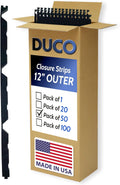 Duco R Panel Foam Closure Strips 50 Pack - Weatherproof Seal for Metal