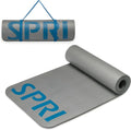 SPRI 12mm Pro Fitness Mat - Thick Cushioned Exercise Mat