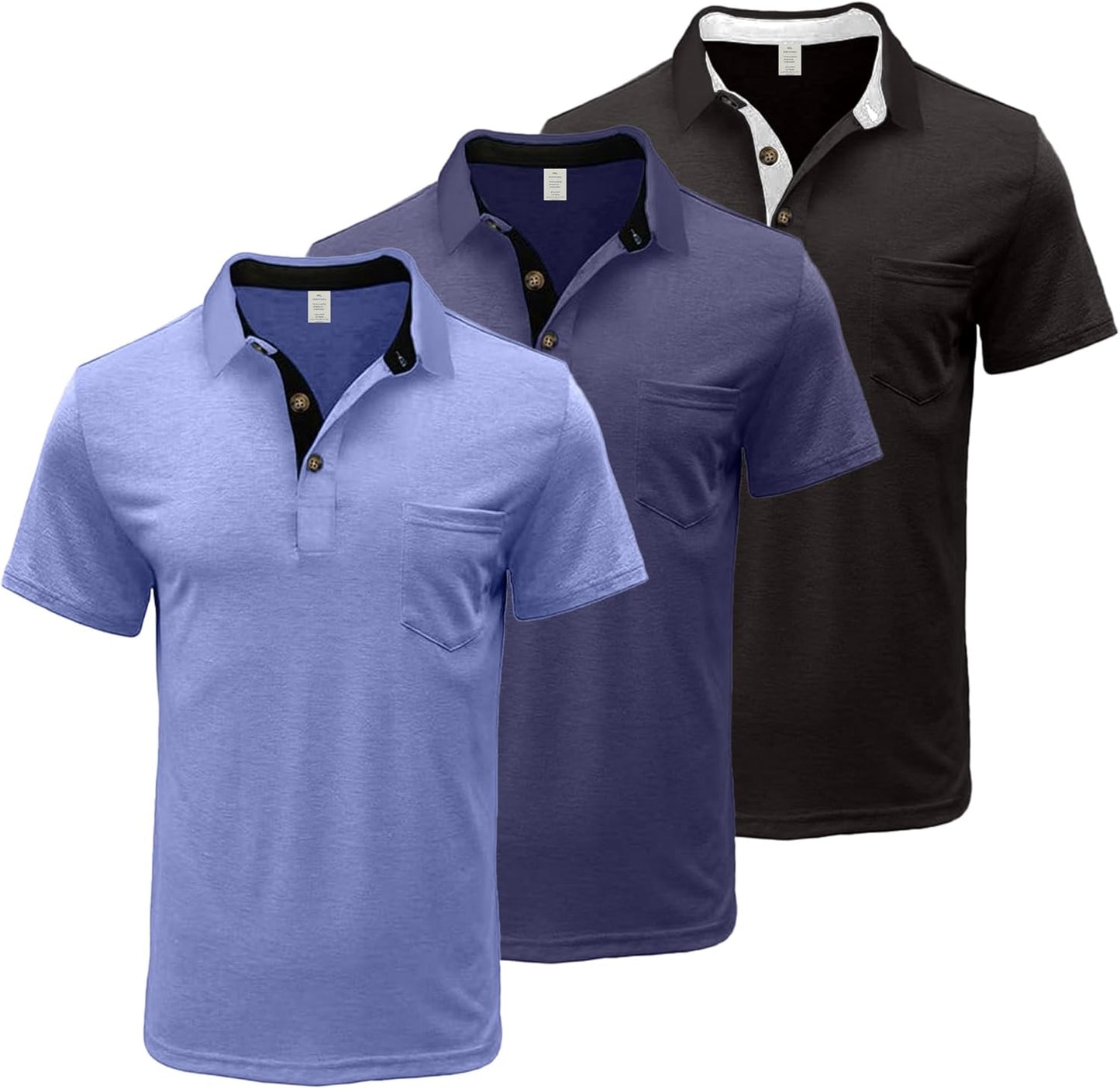 Men's Casual Polo Shirts Short Sleeve for Summer Activities
