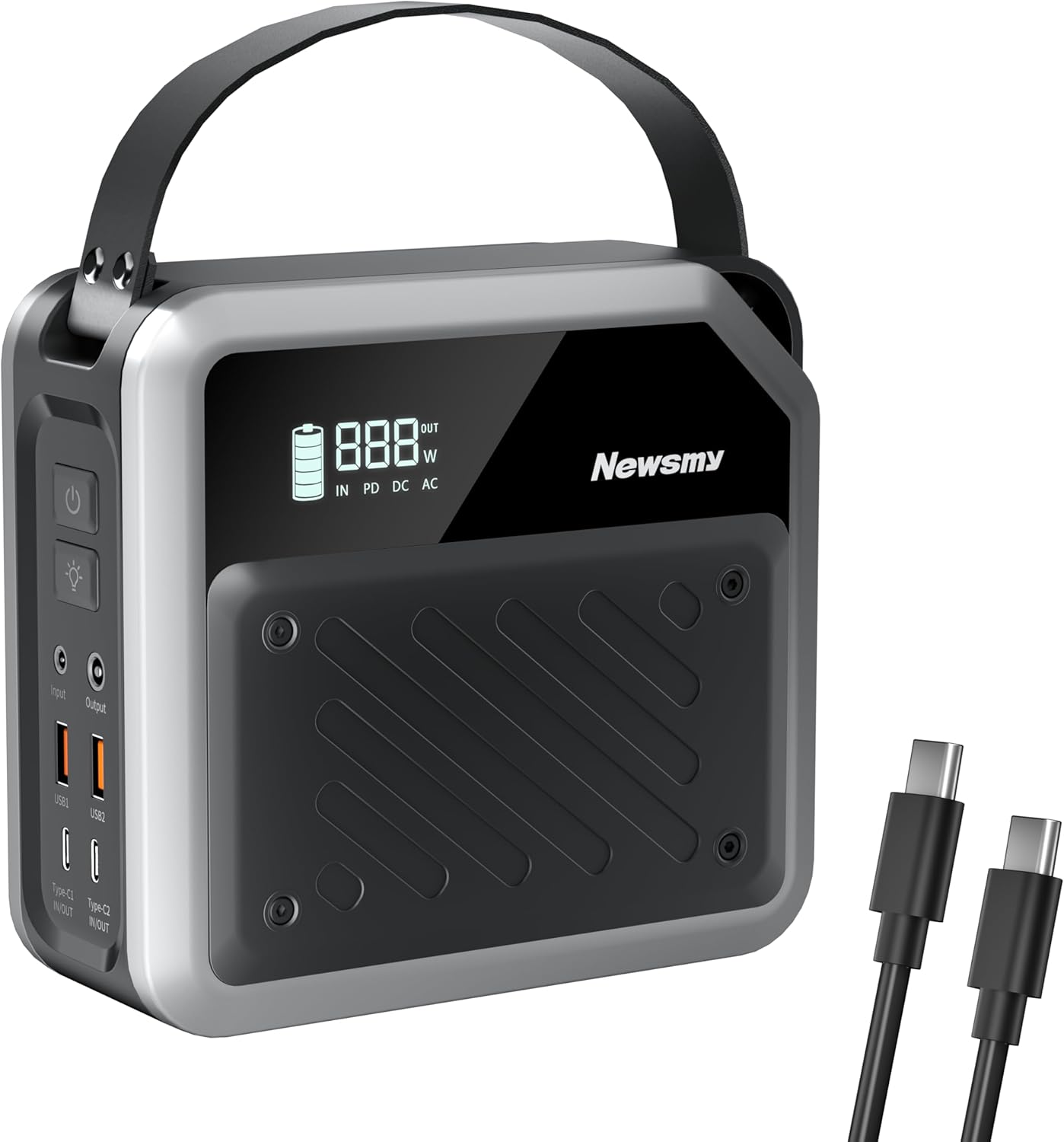 Newsmy Portable DC Power Bank: Fast Charging 200W PD