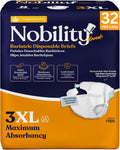 3XL Adult Diapers for Women and Men - Bariatric Disposable Briefs