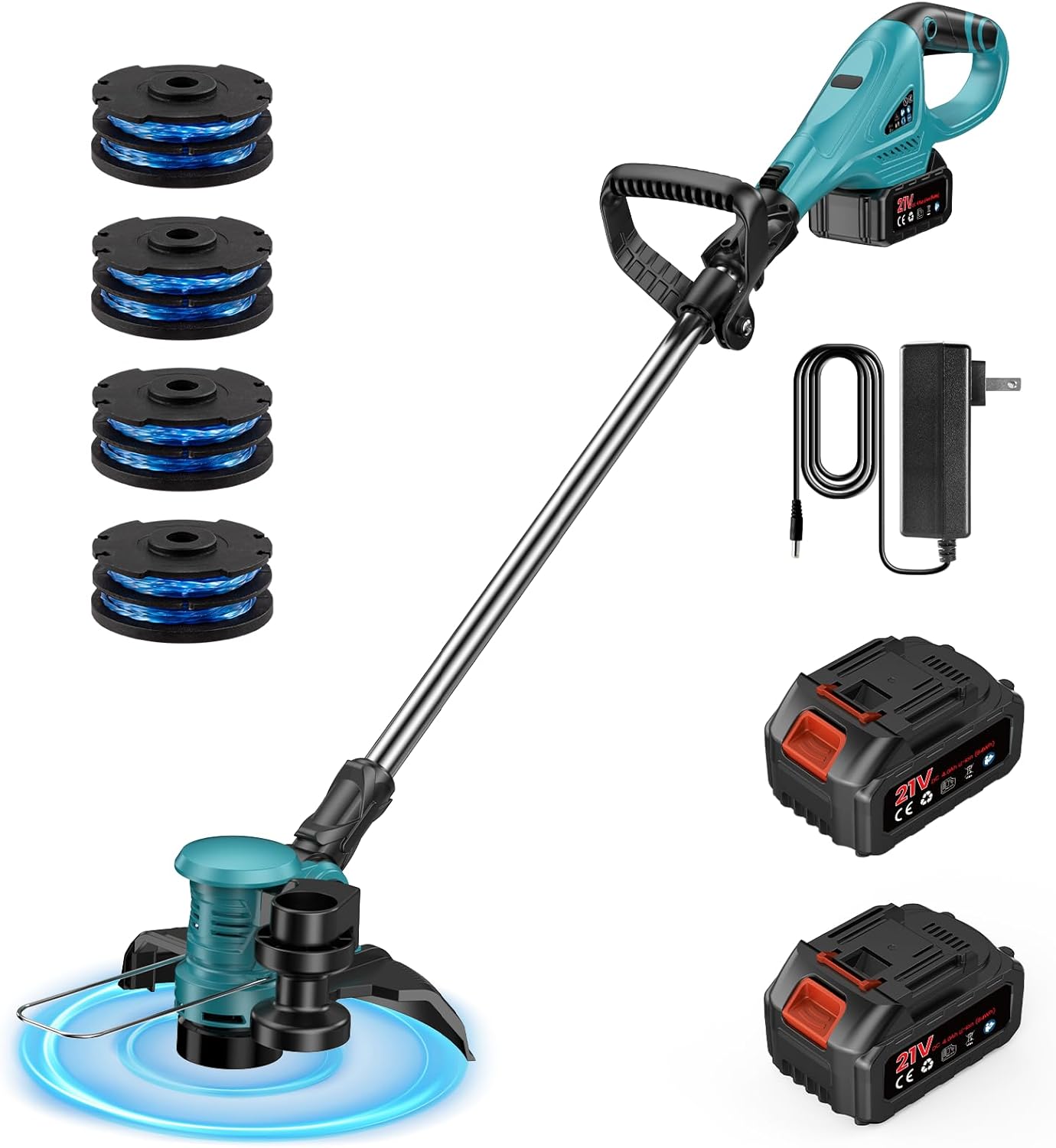 12-Inch Cordless String Trimmer for Effortless Lawn Care