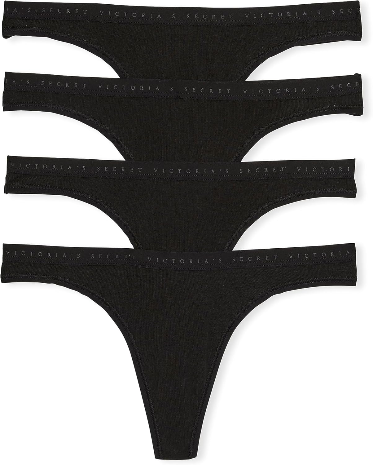 Victoria's Secret Women's Cotton Thong Underwear Multi Pack