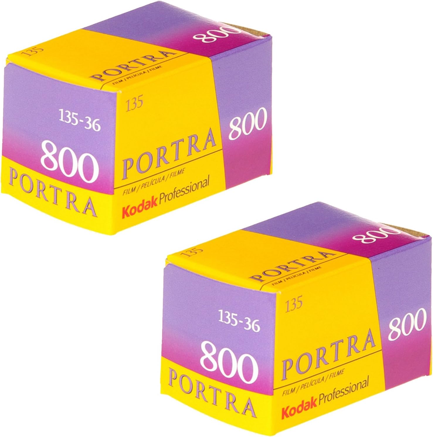 Kodak 145 1855 Professional Portra 800 Color Negative Film Pack