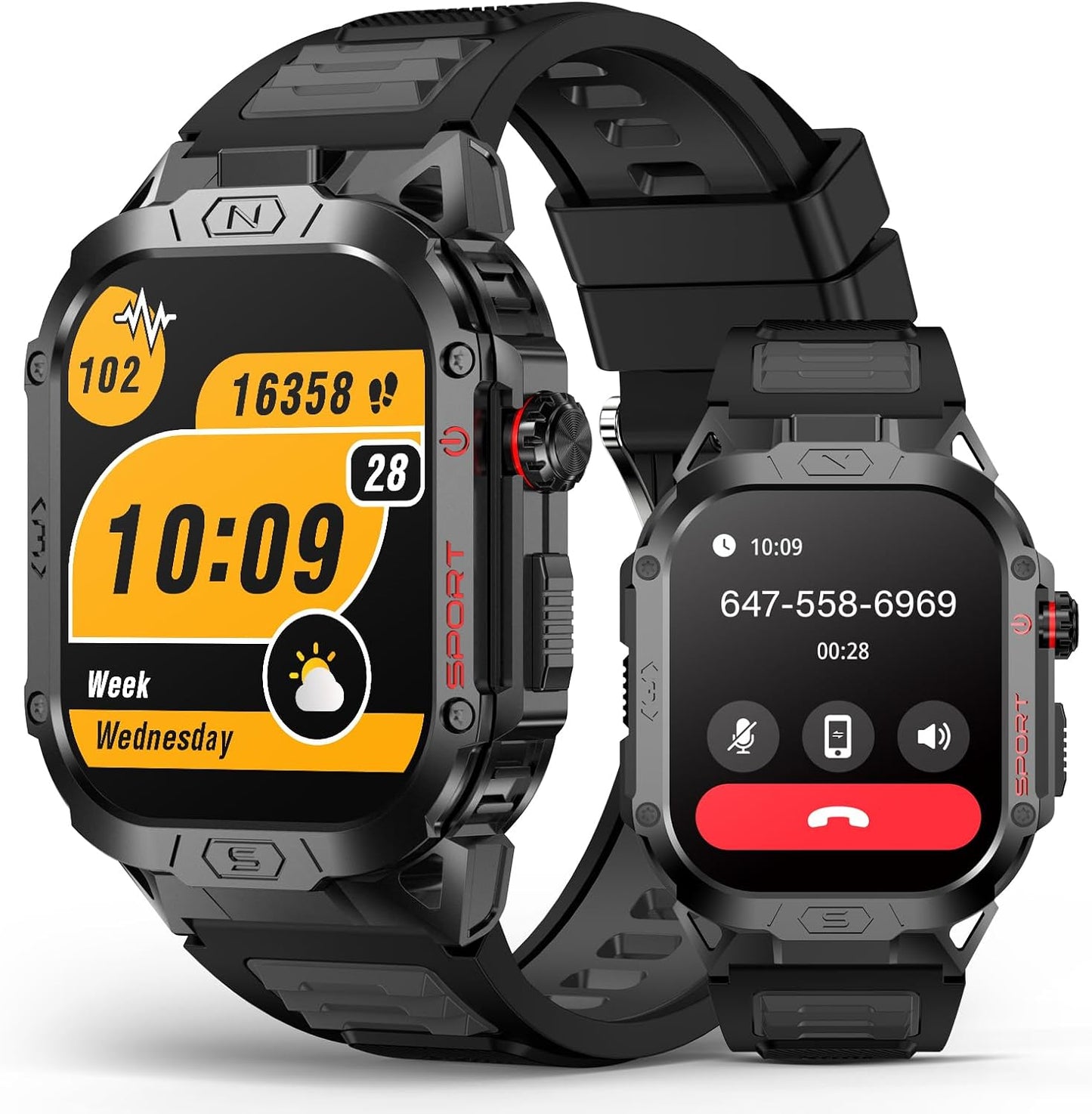 Smartwatch for Men - Answer Calls, 100+ Sport Modes