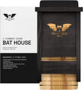 Complete Black Bat House for Outdoors - Easy to Hang and Weatherproof