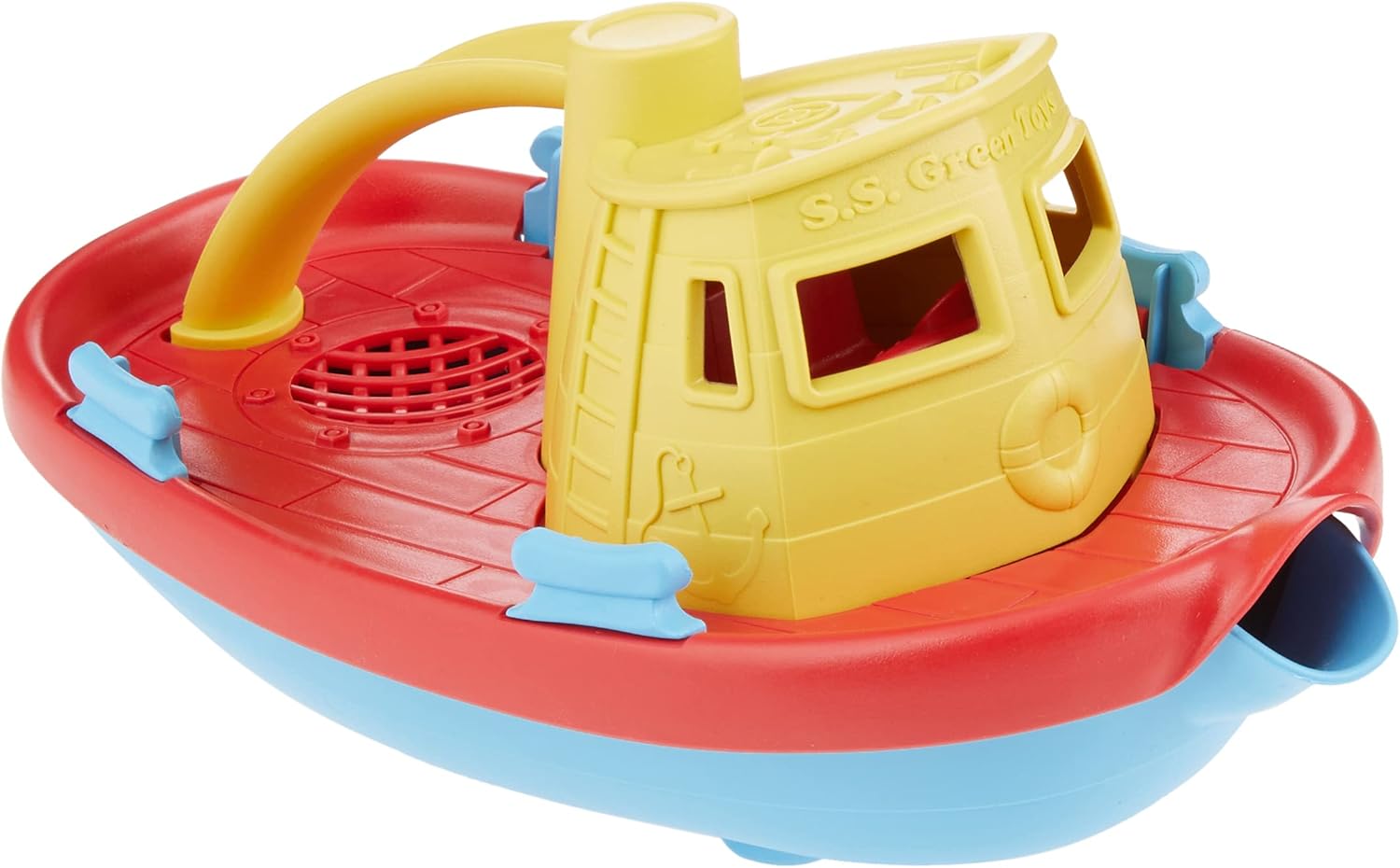 Green Toys Yellow Tug Boat - Eco-Friendly Fun!
