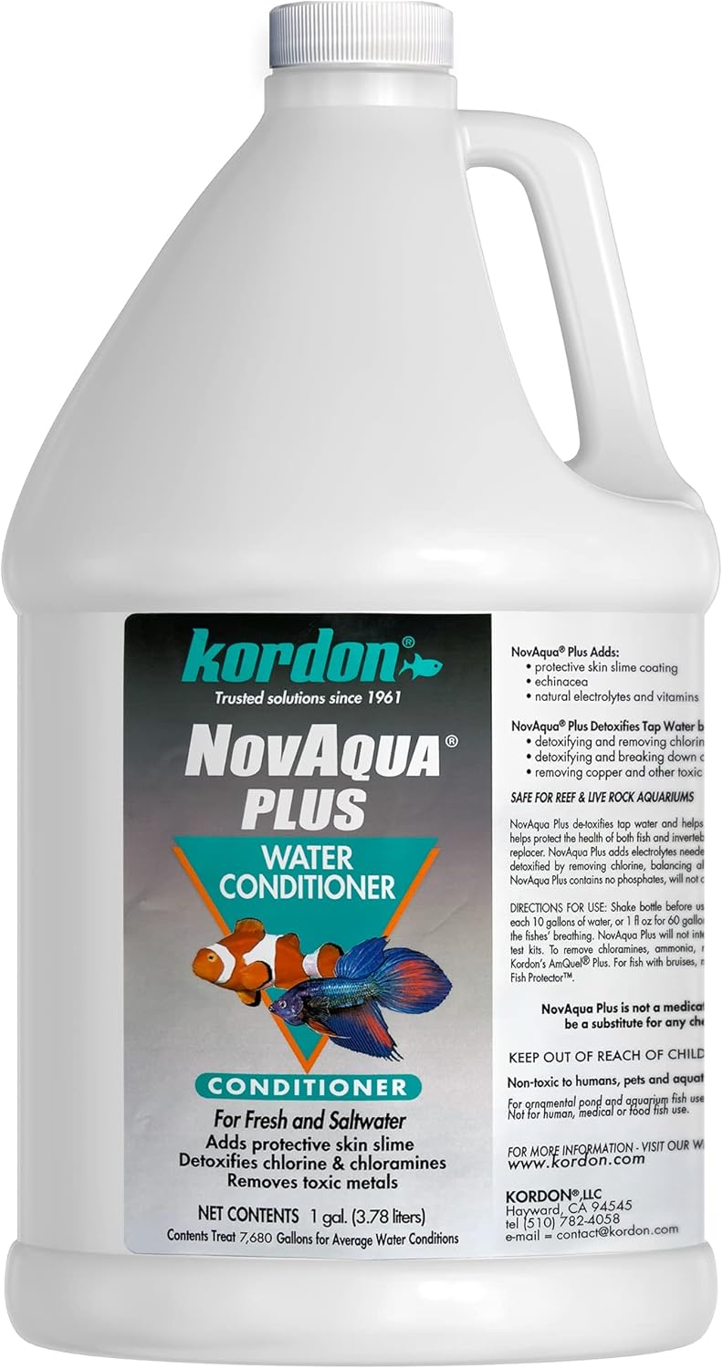 Kordon NOVAQUA Plus Water Conditioner for Aquariums - 1 Gallon