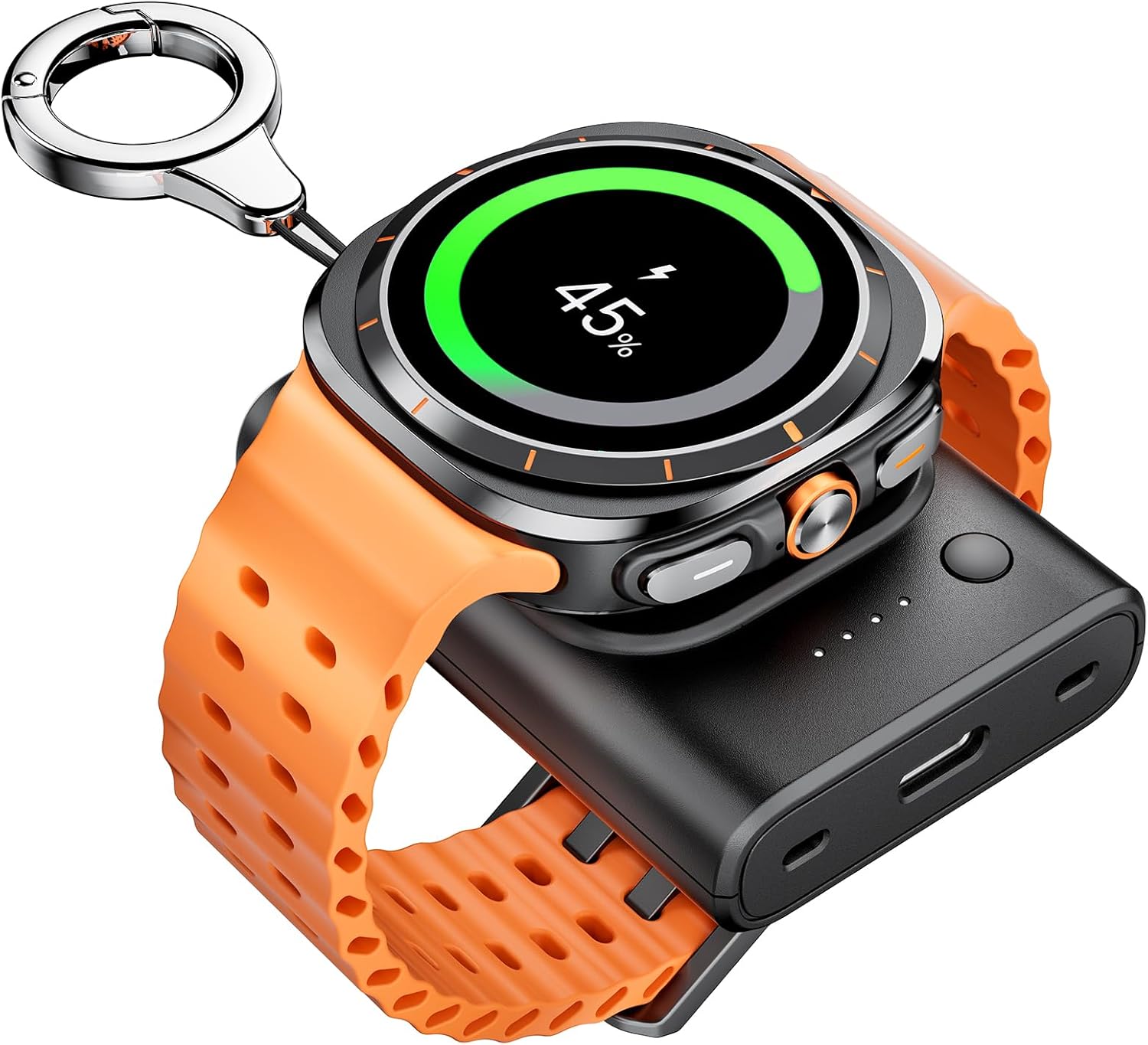Portable Galaxy Watch Charger - Stay Powered Anywhere!