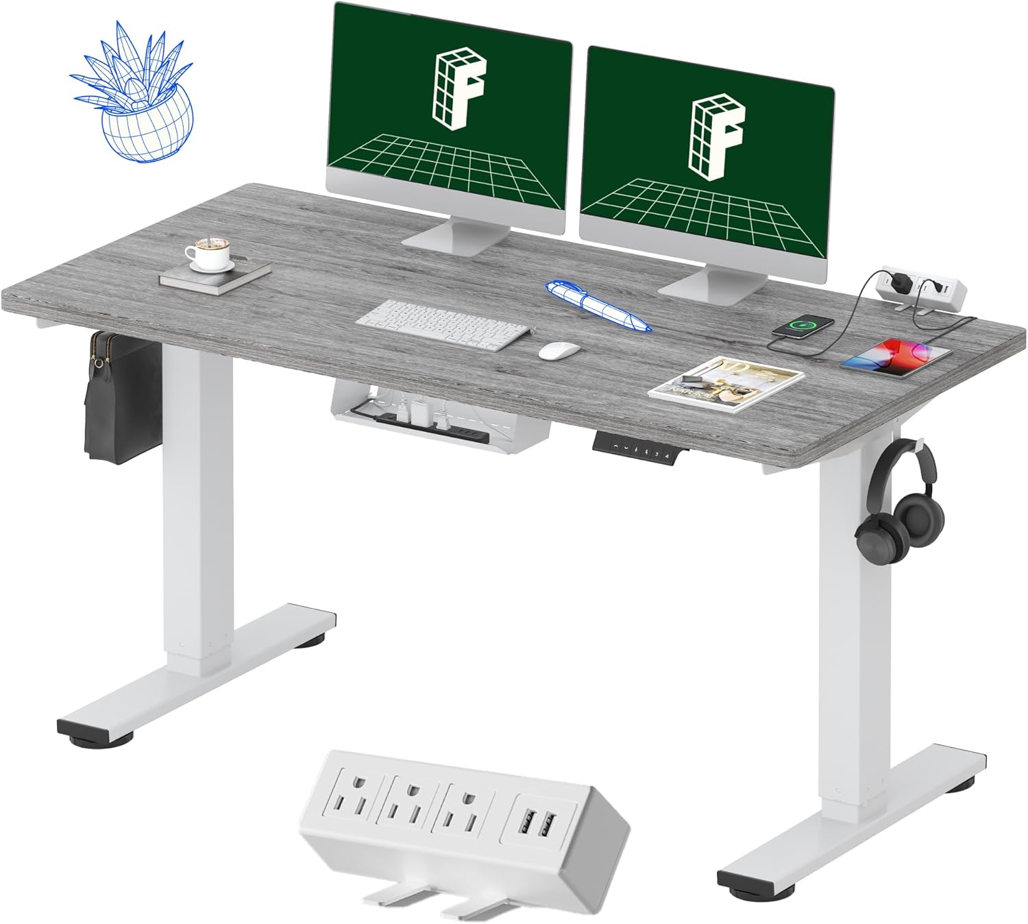 FLEXISPOT EN2 Electric Stand Up Height Adjustable Desk Review