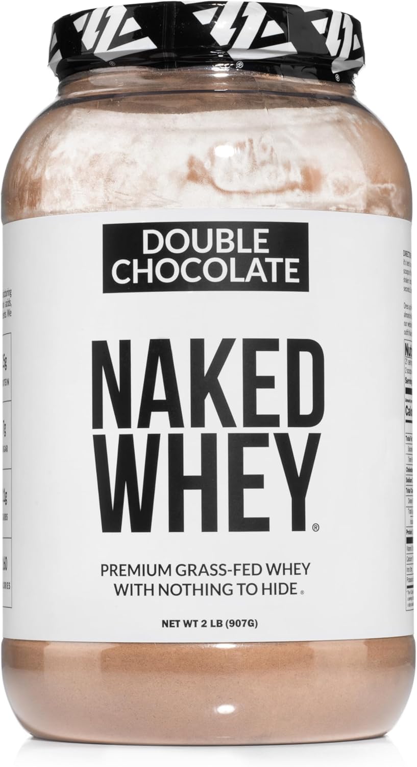 NAKED Whey Double Chocolate Protein Powder for Growth and Recovery