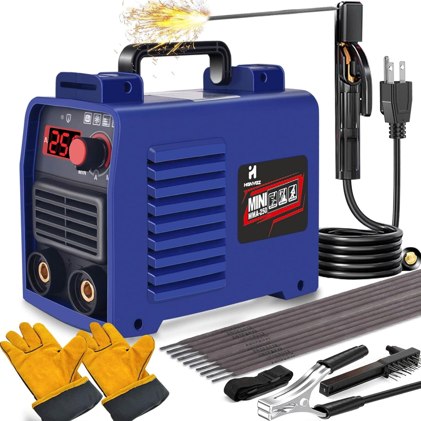 Welding Machine MMA-250A Portable Stick Welder for Home DIY