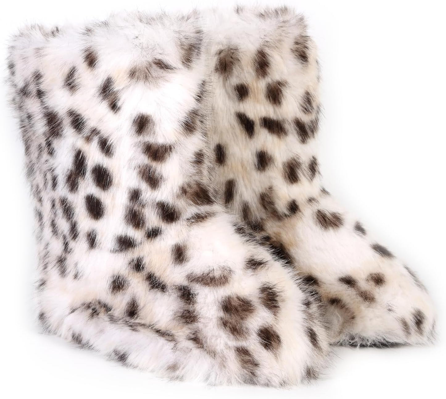 Valpeak Snow Boots for Women - Furry Knee High Winter Boots
