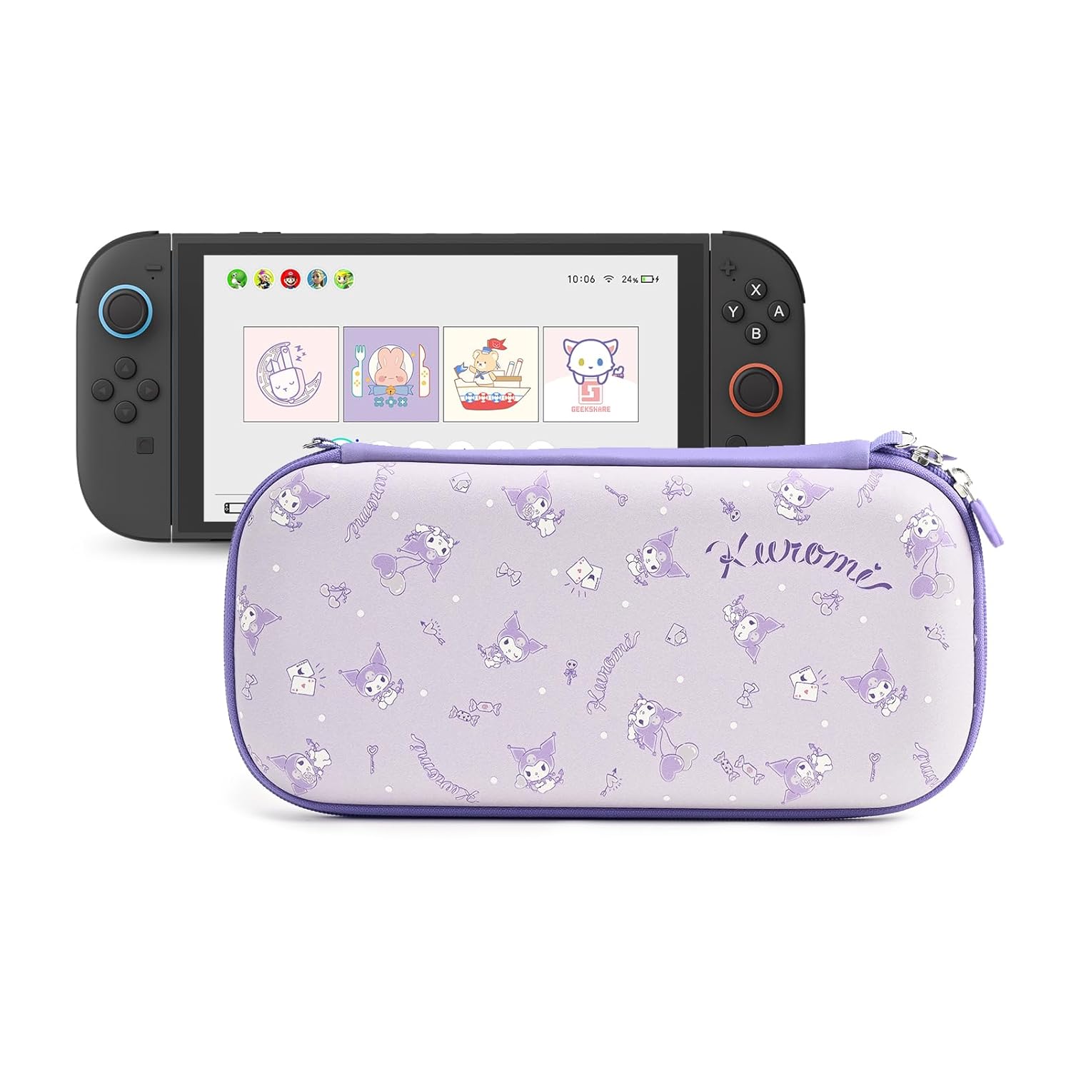 Kuitmor Slim Carrying Case for Switch 2 - Hardshell Storage Bag