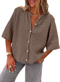 LILLUSORY Short Sleeve Cropped Cardigan Sweater - Casual Summer Top