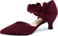 Womens Low Kitten Heels Dressy Shoes - Comfortable 2.28in Lift