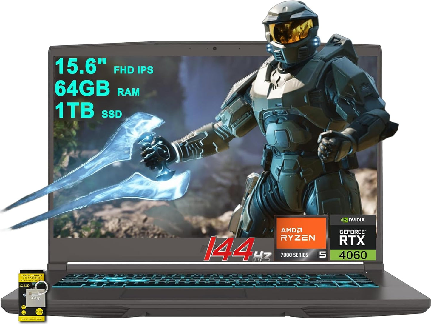 MSI Thin A15 Gaming Laptop with Ryzen 5 and GeForce RTX 4060