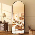 Arched Full Length Mirror 64in x 21in - Modern Floor & Wall Mirror